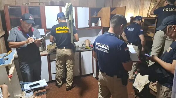 Allanan vivienda y encuentran evidencias de asalto  - Policiales - ABC Color