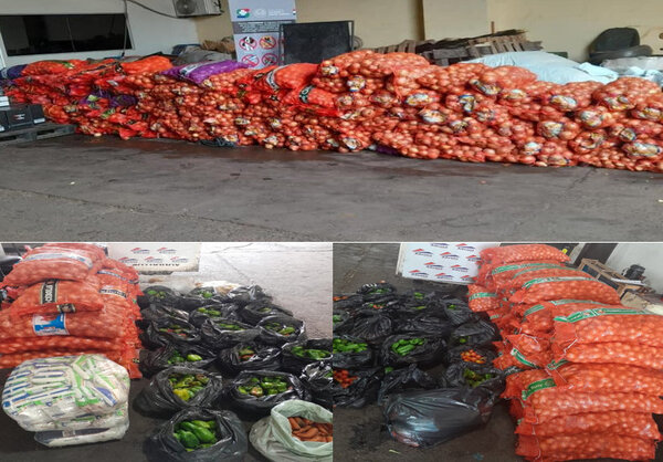 Incautan productos frutihortícolas, azúcar, combustible y calzados en CDE