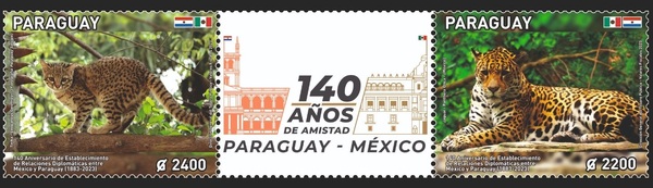 Dinacopa presenta nuevas estampillas con motivo del 140 aniversario diplomático entre Paraguay y México