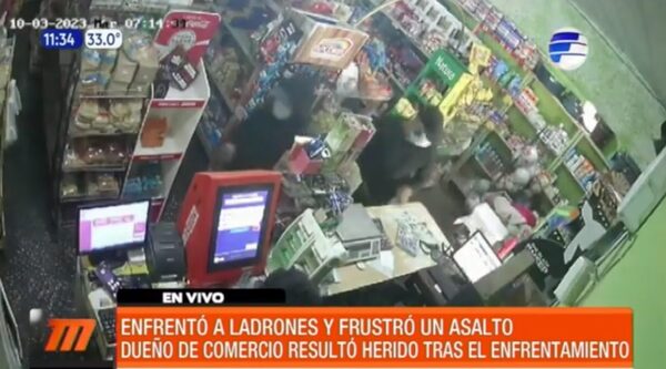 Se enfrentó a delincuentes y frustró asalto | Telefuturo