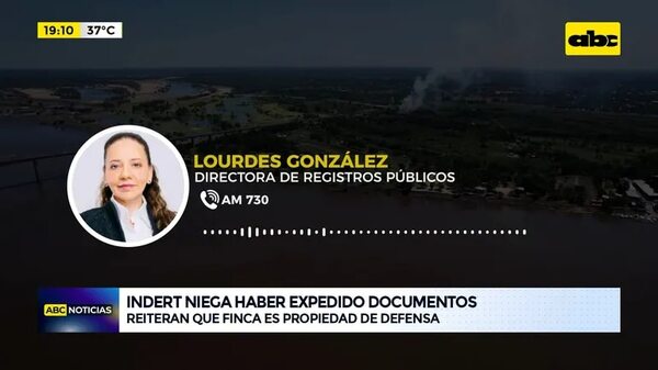 Video: Indert niega haber expedido documentos  - ABC Noticias - ABC Color