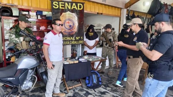 Capturan a supuesto vendedor “mayorista” de drogas en Pedro Juan Caballero
