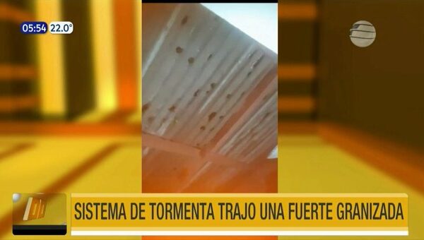 Fuerte granizada afectó a varias viviendas | Telefuturo