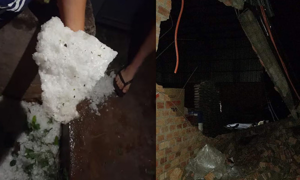 Temporal causó destrozos en Caaguazú