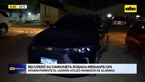 Video: Recuperó su camioneta robada mediante GPS  - ABC Noticias - ABC Color