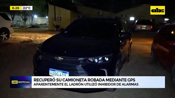 Video: Recuperó su camioneta robada mediante GPS - ABC Noticias - ABC Color