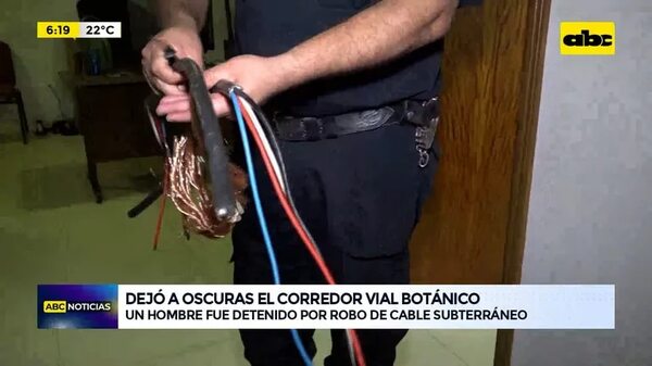 Video: Dejó a oscuras el Corredor Vial Botánico - ABC Noticias - ABC Color