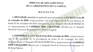 Cámara confirma convocatoria a nuevo juicio para Fernández Lippmann por tráfico de influencias
