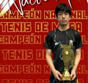 Estudiante pedrojuanino se consagra campeón nacional de Tenis de Mesa