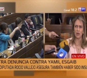 Dos legisladoras denuncian conductas violentas de Yamil Esgaib - Paraguay.com