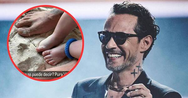 La Nación / ¿Será el favorito? Marc Anthony, un papá baboso por su 7.º hijo
