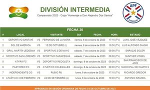 3 de Febrero recibirá a 24 de Setiembre para cerrar la Intermedia 2023