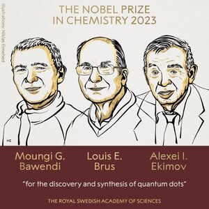 Trio recibe el Premio Nobel de Química por el descubrimiento y síntesis de puntos cuánticos