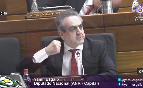 Yamil Esgaib es suspendido de Diputados por 30 días sin goce de sueldo