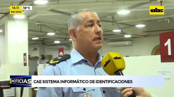 Video: cae sistema informático de Identificaciones - ABC Noticias - ABC Color