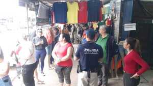 San Lorenzo: Incidentado allanamiento enfrentó a comerciantes con la Policía Nacional