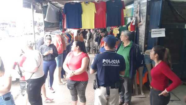 San Lorenzo: Incidentado allanamiento enfrentó a comerciantes con la Policía Nacional