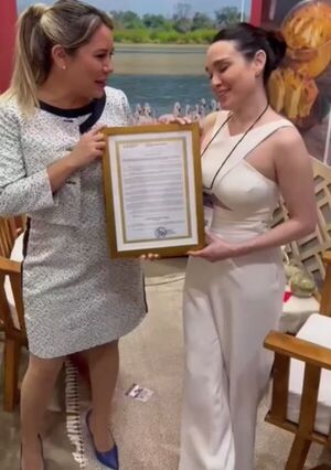 Nuestra "Lali" González es declarada Embajadora Turística del Paraguay