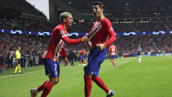 Atlético de Madrid logra un apretado triunfo