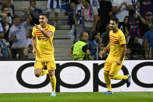 Versus / El Barça vence al Porto y es líder en solitario de su grupo