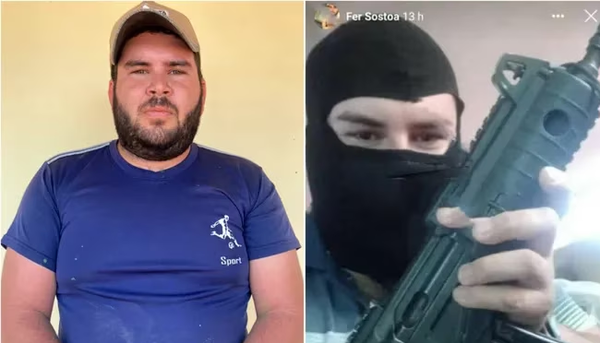 Policías entregaron su fusil de asalto a un exreo para alardear en redes - Noticiero Paraguay