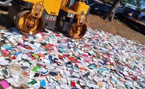 Destruyen importante lote de productos falsificados en CDE