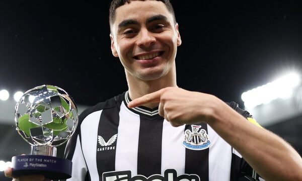 (VIDEO). Miguel Almirón electo como el mejor jugador en la goleada del Newcastle contra el PSG