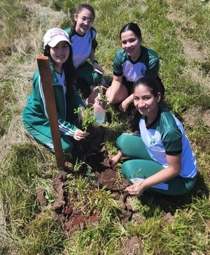 Voluntarios cultivaron árboles nativos y frutales en reserva urbana - Nacionales - ABC Color