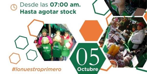 Feria agropecuaria se realiza frente al MAG hasta agotar stock