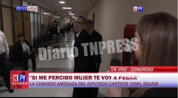 Repudian violencia de diputado colorado hacia periodistas, tras agresión a colegas – Diario TNPRESS