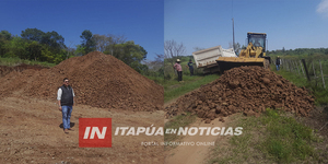 SE REALIZAN REPARACIONES DE CAMINOS VECINALES EN SAN PEDRO DEL PARANÁ - Itapúa Noticias