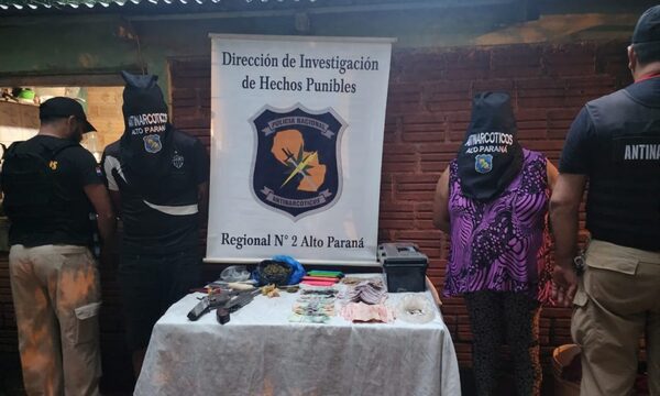 Allanan viviendas y desarticulan locales de venta de drogas en CDE
