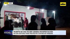 Video: Muerte de una mujer genera manifestación - ABC Noticias - ABC Color