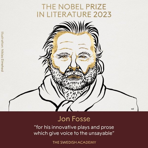 Jon Fosse, autor noruego, gana el Premio Nobel de Literatura