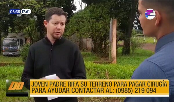 Itapúa: Rifa su terreno para pagar cirugía | Telefuturo