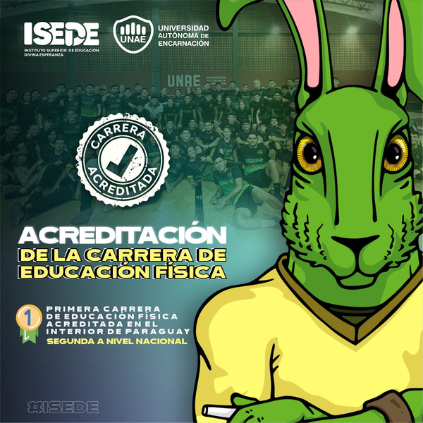Carrera de EDUCACIÓN FÍSICA del ISEDE es ACREDITADA por ANEAES.