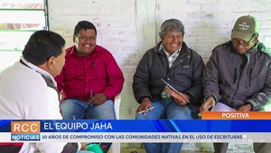 El Equipo Jaha: 10 años de compromiso con las comunidades nativas en el uso de escrituras