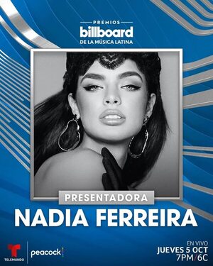 Nadia Ferreira, feliz porque esta noche será presentadora en los Premios Billboard - Gente - ABC Color
