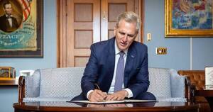 La Nación / Kevin McCarthy, primer republicano destituido en 234 años
