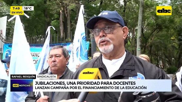 Video: Jubilaciones una prioridad para los docentes - ABC Noticias - ABC Color