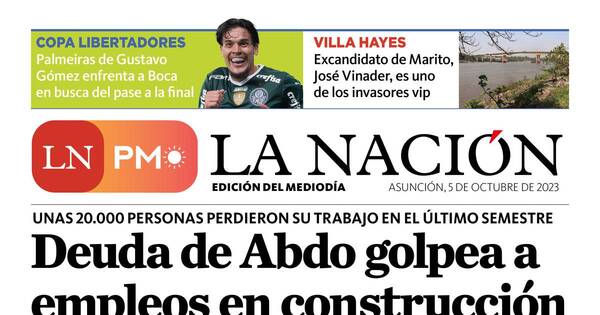La Nación / LN PM: edición mediodía del 5 de octubre