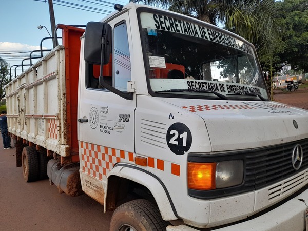 Secretaría de Emergencia Nacional inicia asistencia a afectados por el temporal en Itapúa