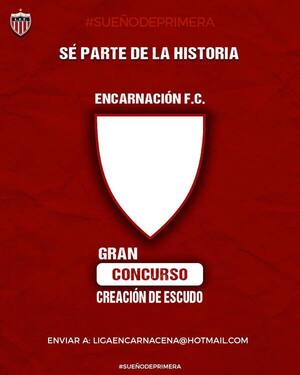 La Liga Encarnación de Fútbol lanza concurso para crear el nuevo escudo del Encarnación Fútbol Club "EFC".