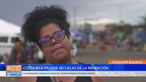 Costa Rica padece secuelas del alza migratoria en selva del Darién