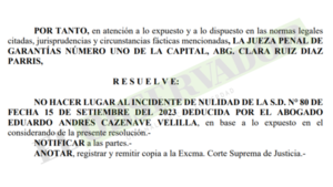 Jueza rechaza incidente de nulidad sobre extradición de alemán