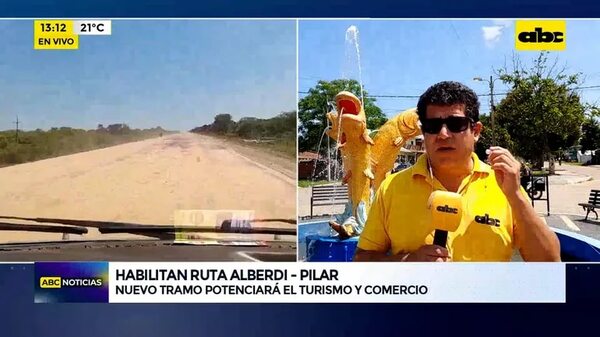 Video: Habilitan ruta Alberdi-Pilar - ABC Noticias - ABC Color