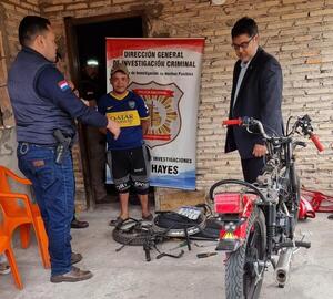 Recuperan moto robada en Benjamín Aceval y detienen a presunto asaltante - Unicanal