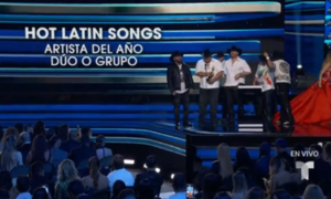 (VIDEO). Grupo Frontera se lleva un premio Billboard como “Hot latin Songs”