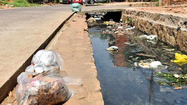 Basura pulula en canales y baldíos de Fndo. de la Mora