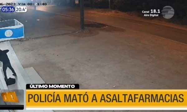 Policía mató a asaltafarmacias en Ypané | Telefuturo